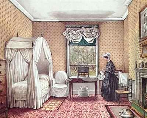 Bedroom at Langton Hall Oil Painting - Mary Ellen Best