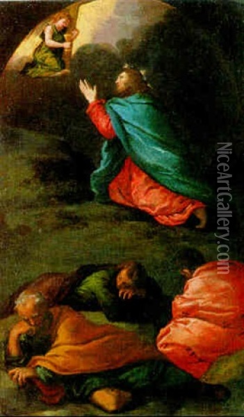 Cristo Nell'orto Del Getsemani Oil Painting -  Scarsellino