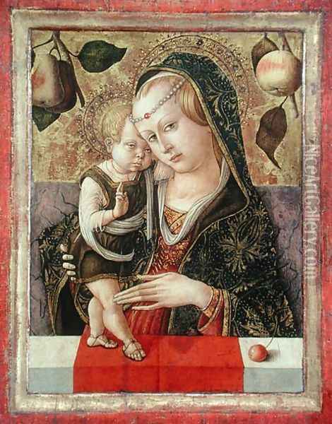 Virgin and Child, c.1485 Oil Painting - Carlo Crivelli