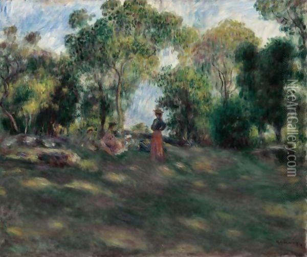 Paysage 3 Oil Painting - Pierre Auguste Renoir