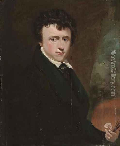Portrait of Joseph Stannard (1797-1830) Oil Painting - George Clint