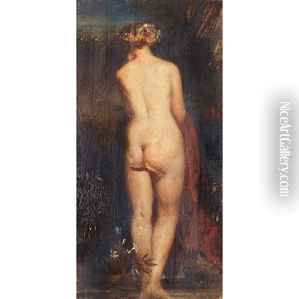 Nude (bather) Oil Painting - William Etty