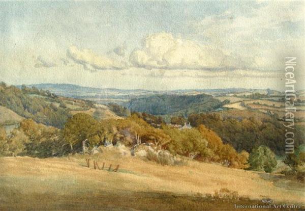 Rural Landscape Oil Painting - Edmond, Edward Gouldsmith