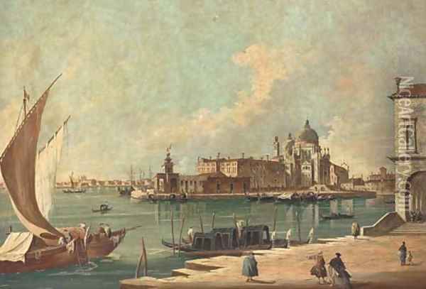 The entrance to the Grand Canal, Venice Oil Painting - Francesco Guardi