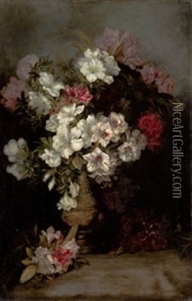 Flores Oil Painting - Alejandro Ferrant Y Fischermans