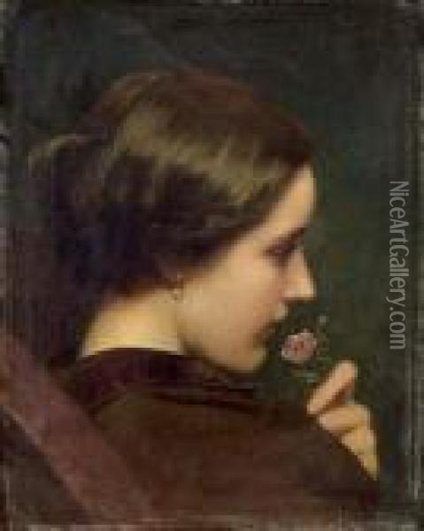 Portrait Presume De Louise Vernet, Epouse De L'artiste Oil Painting - Paul Delaroche