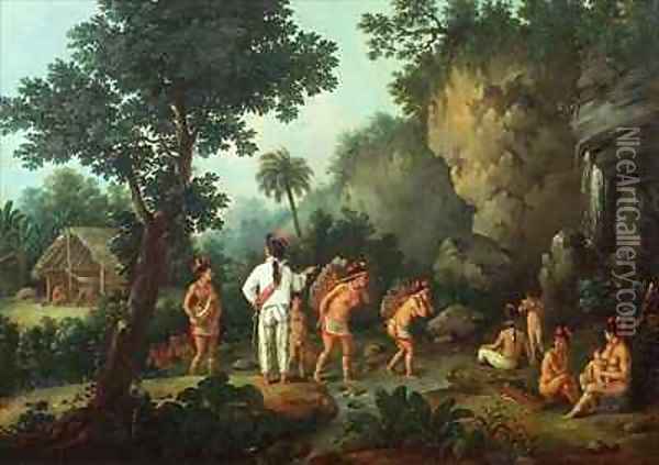 The Slave Hunter Oil Painting - Jean Baptiste Debret