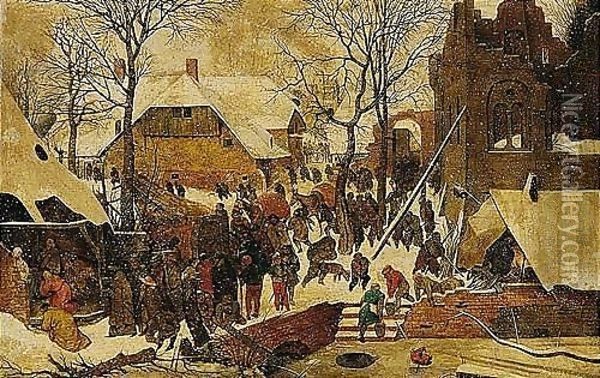 The Adoration Of The Magi 2 Oil Painting - Pieter The Younger Brueghel