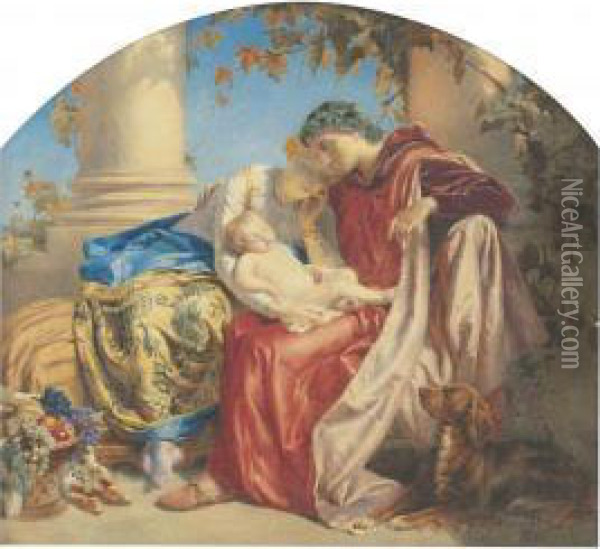 The Holy Family Oil Painting - Sir John Everett Millais
