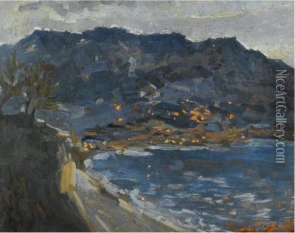 Early Evening, Crimea Oil Painting - Konstantin Alexeievitch Korovin