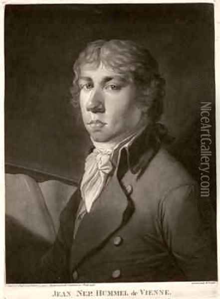 Johann Nepomuk Hummel 1778-1837 Oil Painting - Catharina Escherich