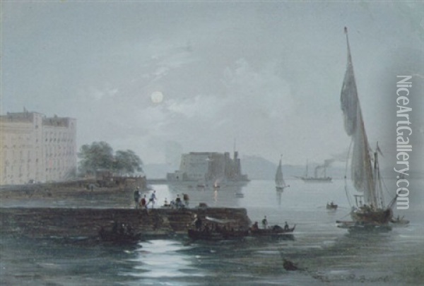 Bei Venedig Oil Painting - Carlo Bussoli