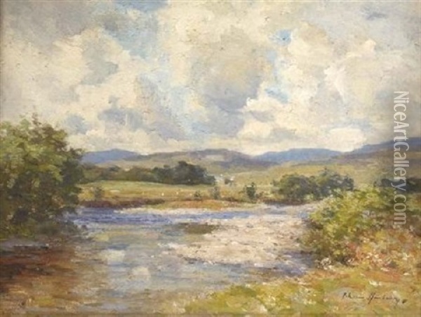 The Fillan Near Tyndrum Oil Painting - Joseph Morris Henderson