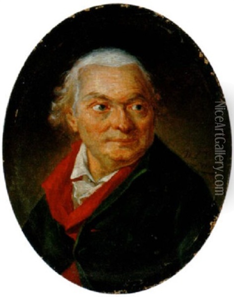 Portrait D'homme Oil Painting - Philibert Louis Debucourt