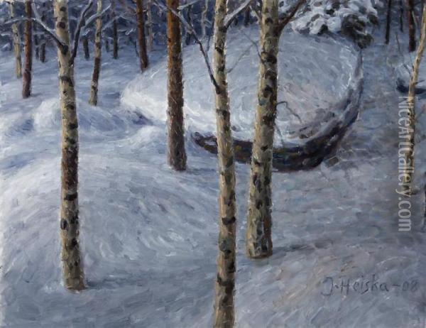 Luminen Metsa Oil Painting - Joonas Heiska