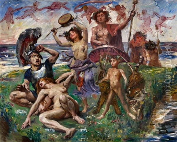 Ariadne Auf Naxos Oil Painting - Lovis Corinth