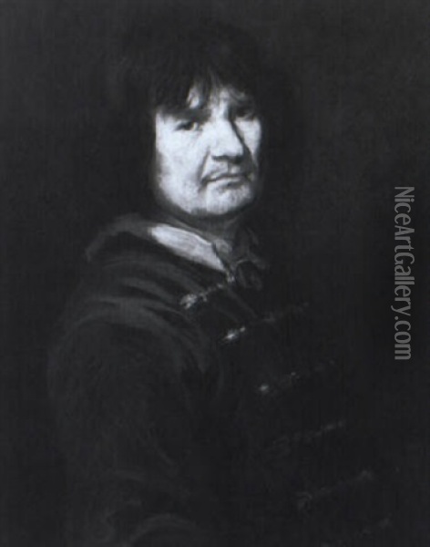 Portrait D'homme Oil Painting - Joachim von Sandrart the Elder