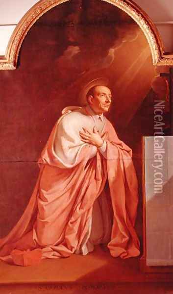 St. Charles Borromeo (1538-84) Oil Painting - Philippe de Champaigne