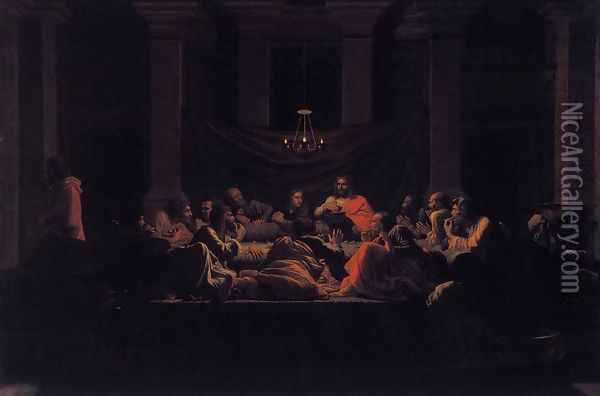 The Seven Sacraments- Eucharist 1647 Oil Painting - Nicolas Poussin