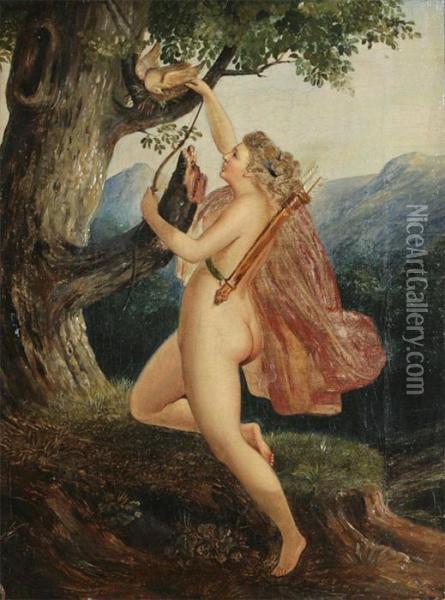 The Goddess Diana Oil Painting - Francois Godefroy