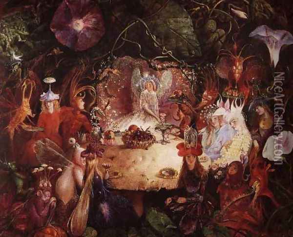 The Fairies' Banquet Oil Painting - John Anster Fitzgerald