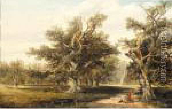 Windsor Great Park Oil Painting - George Vincent