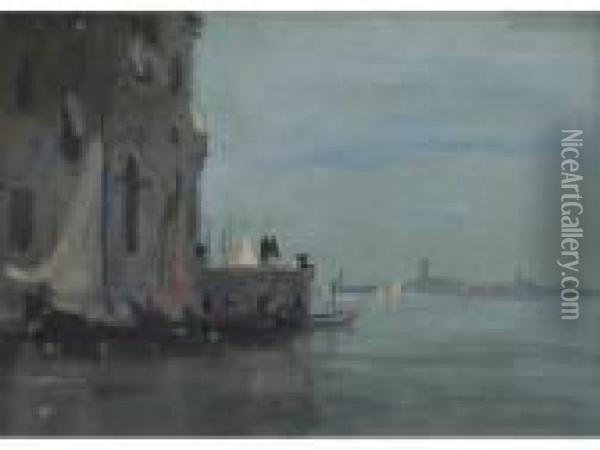 Fontamente In Venice Oil Painting - Hercules Brabazon Brabazon