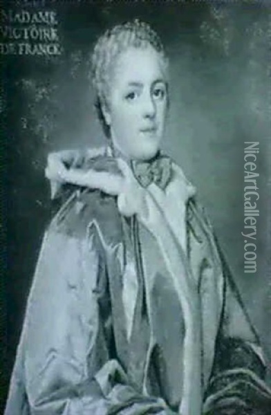 Portrait De Madame Victoire Oil Painting - Jean Etienne Liotard