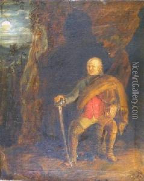 John Burley Of Balfour, From Walter Scott's The Tale Of Old Mortality Oil Painting - Alexander Snr Fraser