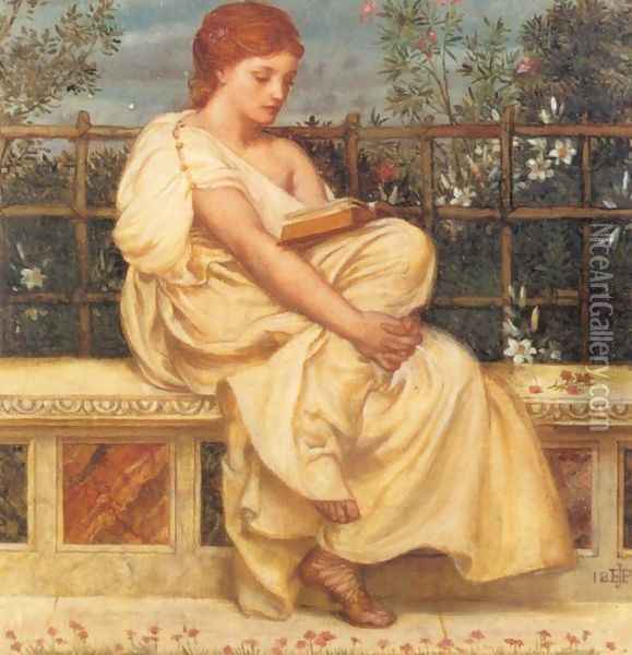 Reading Oil Painting - Sir Edward John Poynter