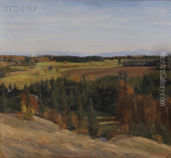 Vista Oil Painting - Alfred G. Kuchler