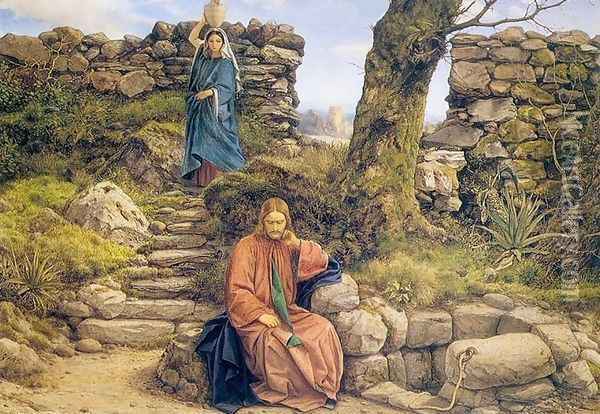 The Woman of Samaria Oil Painting - William Dyce