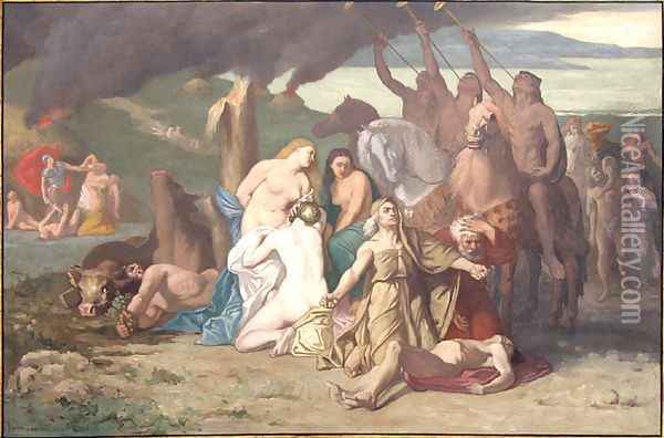 War Oil Painting - Pierre-Cecile Puvis De Chavannes
