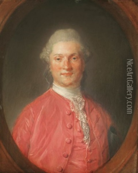Portrait Presume De George William Coventry, 6eme Comte De Coventry Oil Painting - Jean-Baptiste Perronneau