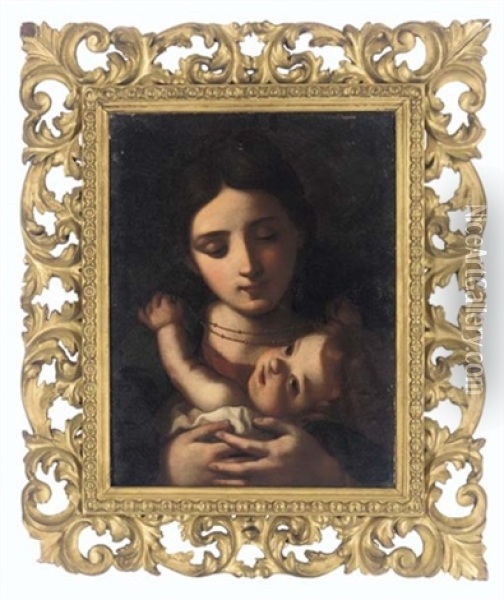 The Madonna And Child Oil Painting - Ludovico Carracci