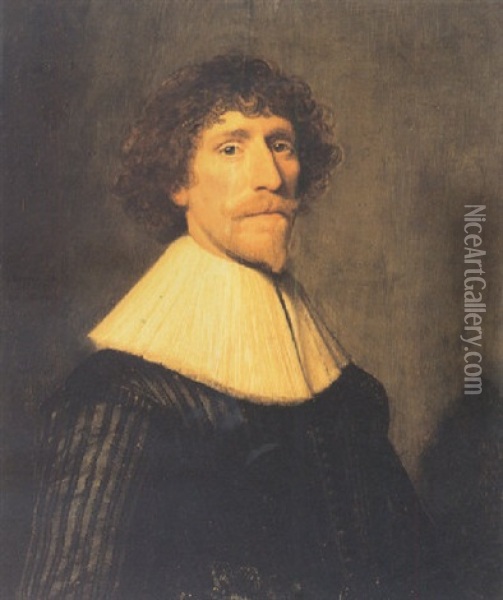 Portret Van Een 32-jarige Man Oil Painting - Michiel Janszoon van Mierevelt