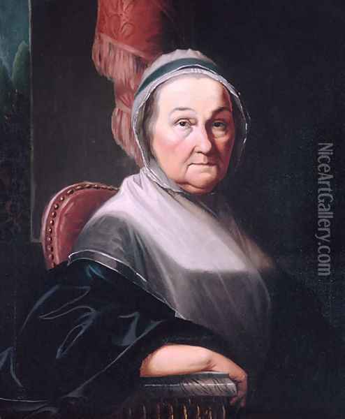 Mrs. Benjamin Simons Oil Painting - Henry Benbridge