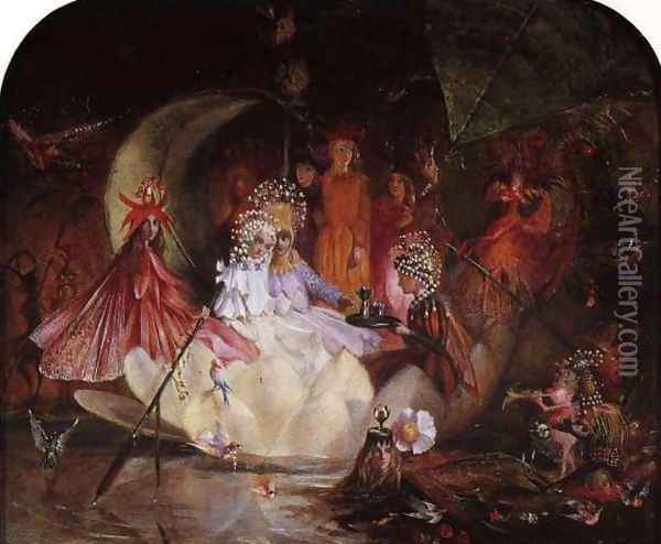 The Fairy's Barque Oil Painting - John Anster Fitzgerald