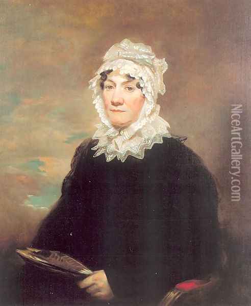 Portrait of Mrs. James Ladson 1818 Oil Painting - Samuel Finley Breese Morse