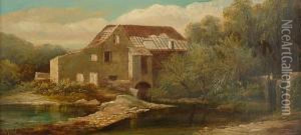 Snuff Mill, Stapleton, Bristol Oil Painting - Henry Harris