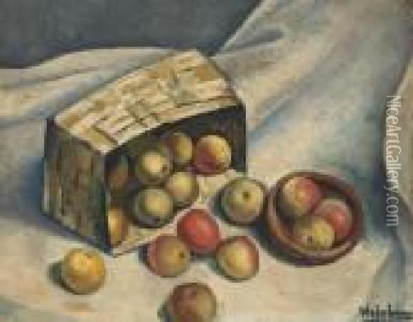 Nature Morte Aux Pommes Oil Painting - Abraham Weinbaum