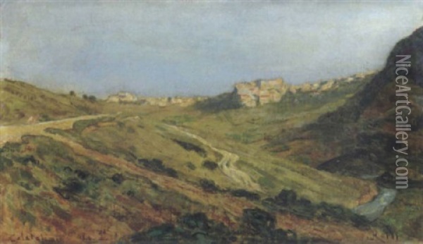 Landschaft Bei Calatafimi Oil Painting - Luigi Rossi