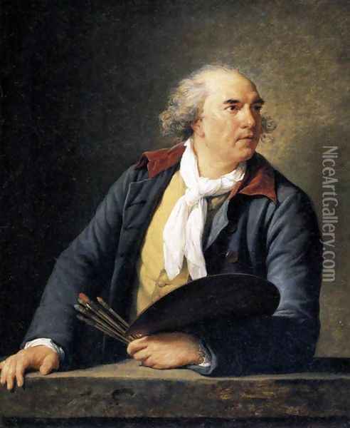 Hubert Robert, Artist 1788 Oil Painting - Elisabeth Vigee-Lebrun