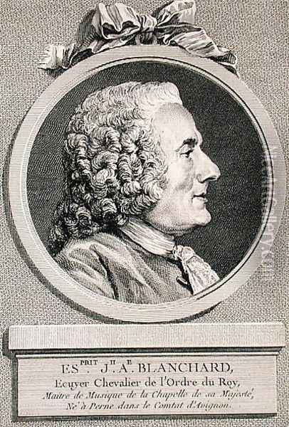 Esprit Joseph Antoine Blanchard (1696-1770) 1767 Oil Painting - Cochin, Charles Nicolas II