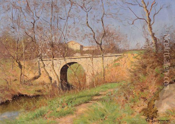Le Pont Oil Painting - Theodore Lespinasse