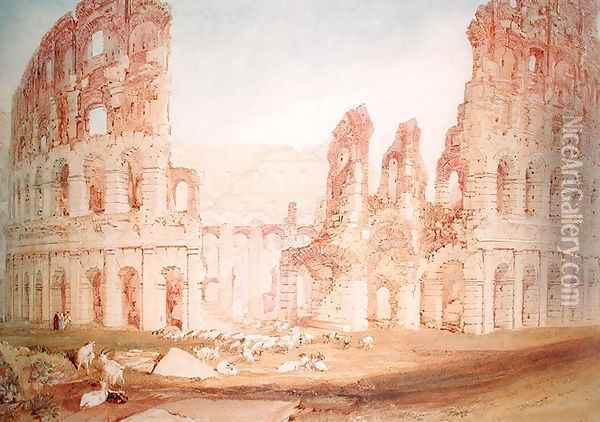 Colosseum Oil Painting - Joseph Mallord William Turner