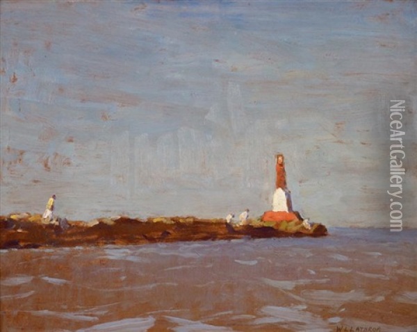 Cheseapeake Beacon Oil Painting - William Langson Lathrop