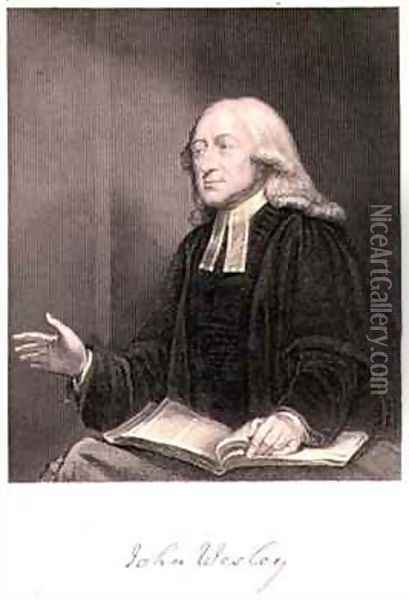 Portrait of John Wesley 1703-91 Oil Painting - William Hamilton
