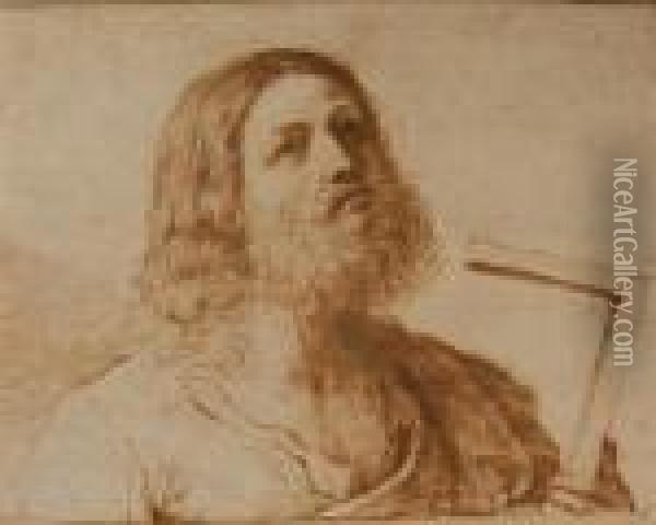 Christ Oil Painting - Guercino