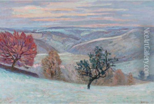 Le Puy Barriou Oil Painting - Armand Guillaumin